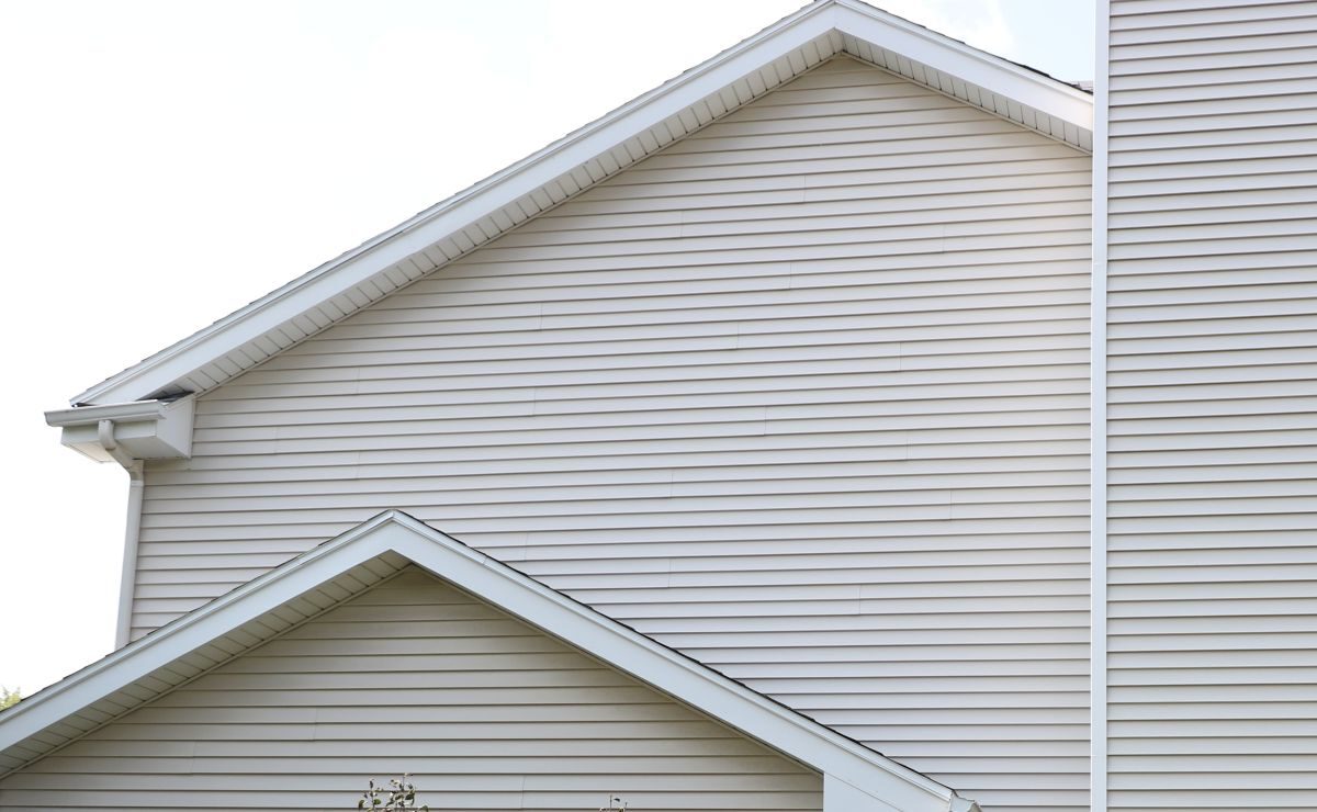 newly installed siding