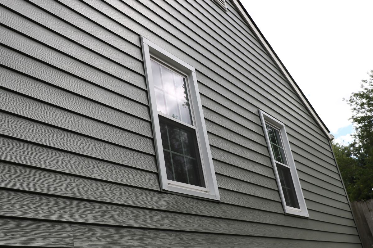 Siding and window